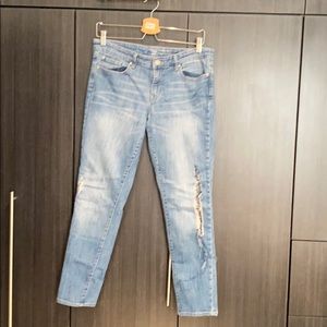 Gap skinny roll up size 10/30